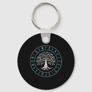 Yggdrasil Baum des Lebens Wikinger Runen Nordische Schlüsselanhänger