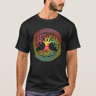 Yggdrasil Celtic Tree of Life Krawatte Dyed Nordic T-Shirt