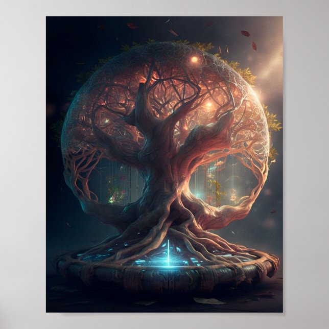 Yggdrasil - Der Baum des Lebens Poster (Vorne)