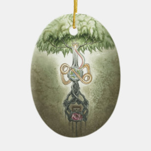 Yggdrasil Keramikornament