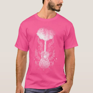 Yggdrasil Nature Musician Tree of Life Acoustic Gu T-Shirt