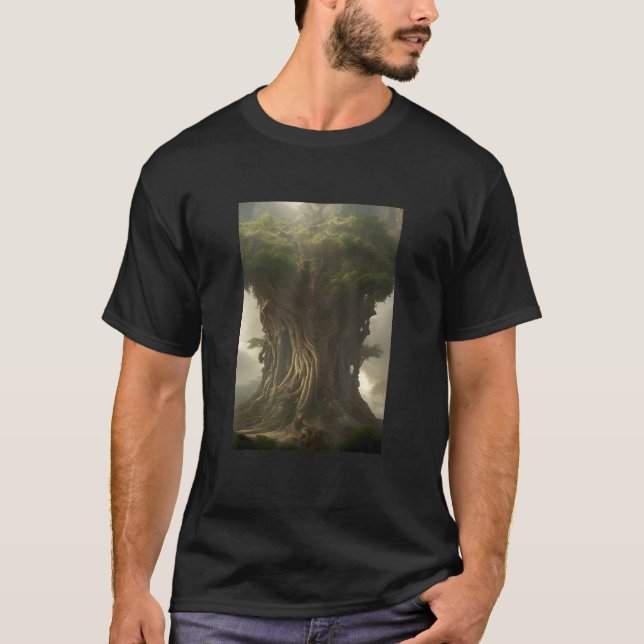 Yggdrasil Norse Mythology Viking Valhalla T-Shirt (Vorderseite)