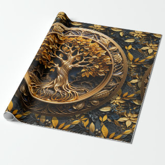 Yggdrasil Tree of Life und Sacred Knowledge - Para Geschenkpapier
