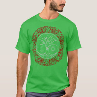 Yggdrasil Tree of Life Wiking Odin World Ash T-Shirt