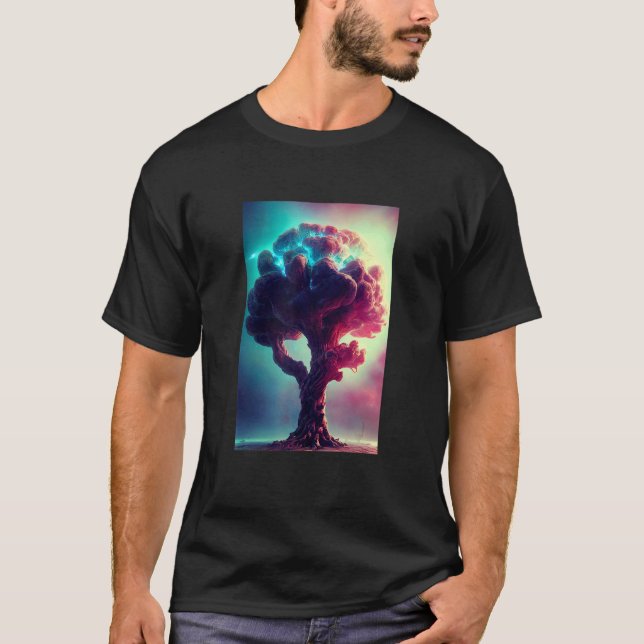 Yggdrasil World Tree of Life Viking Celtric Unique T-Shirt (Vorderseite)
