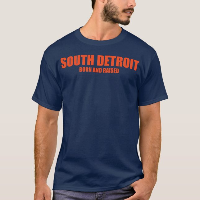 YGT Süddetroit geboren und angehoben T-Shirt (Vorderseite)