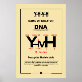 YHVH Chemical Compound Poster
