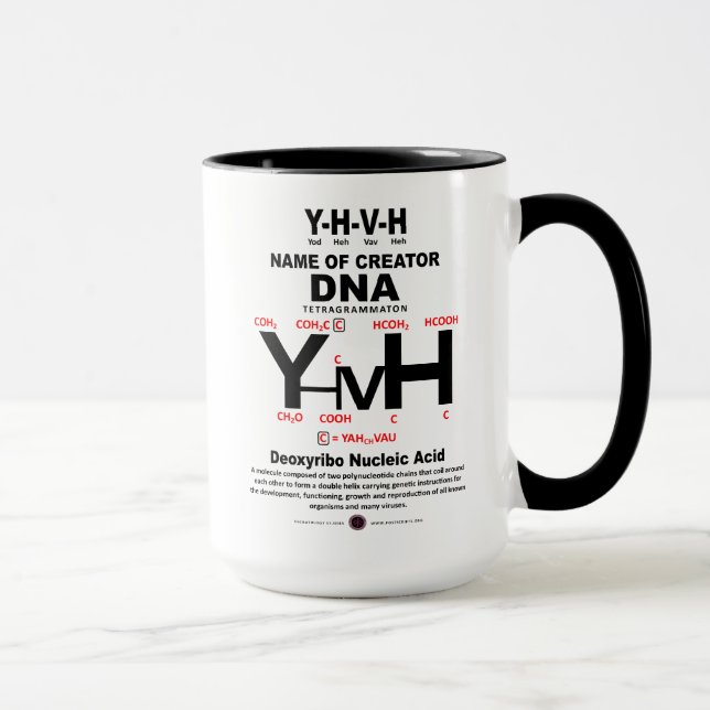 YHVH-DNA Chemical Bond Tasse (Rechts)