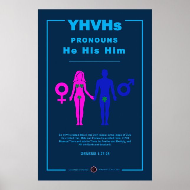YHVH's Pronos Poster (Vorne)