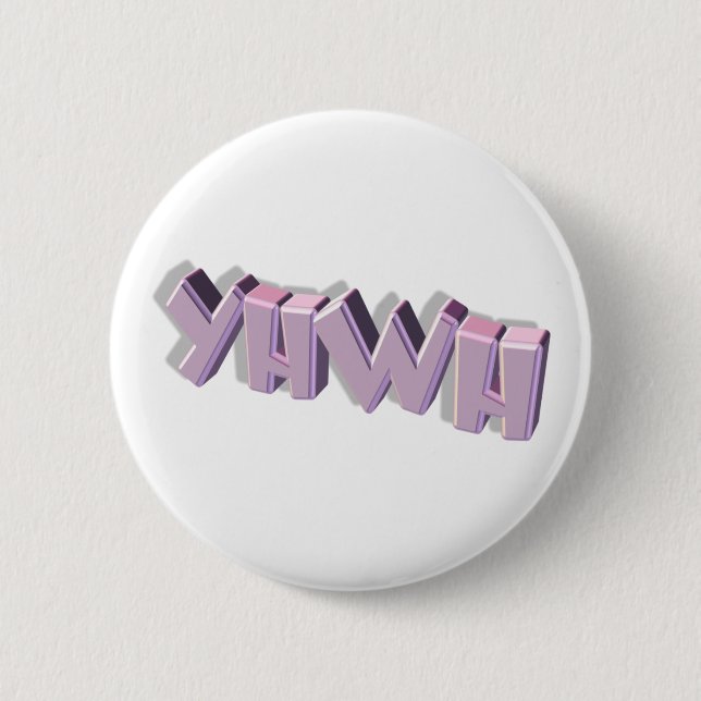 YHWH3 3D BUTTON (Vorderseite)