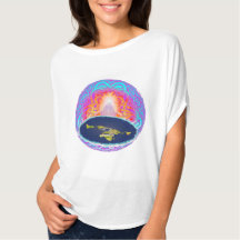 YHWH CreationWomens Flowy Kreis-Spitze