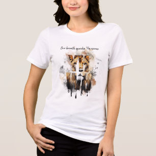 YHWH Frauen Christliches T-Shirt   Tri-Blend Shirt