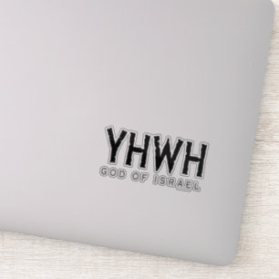YHWH (Jehovah) Gott Israels Aufkleber