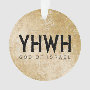 YHWH (Jehovah) Gott Israels Ornament