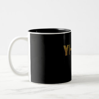 YHWH ZWEIFARBIGE TASSE