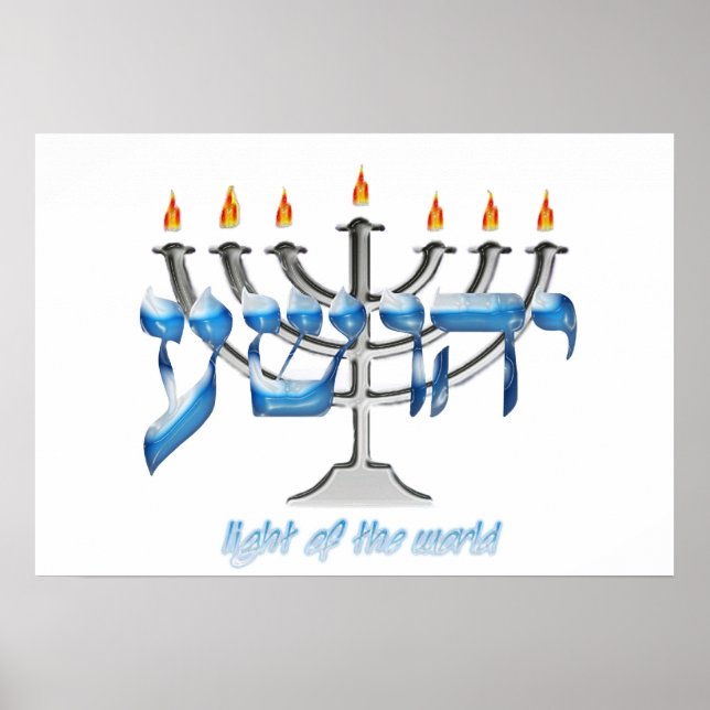 YHWSHUA Light of the World Poster (Vorne)