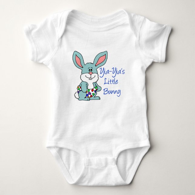 Yia-Yia Little Bunny Baby Strampler (Vorderseite)