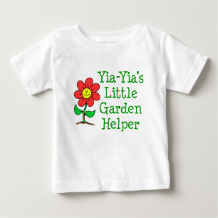 Yia-Yias kleiner Gartenhelfer Baby T-shirt