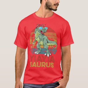 Yiasaurus T Re Dinosaur Lustig Vintage Yiayia Saur T-Shirt