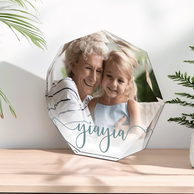 Yiayia | Oma Script Overlay Fotoblock (Von Creator hochgeladen)