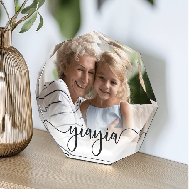 Yiayia | Oma Script Overlay Fotoblock (Von Creator hochgeladen)