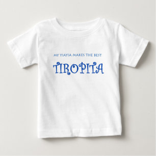 YIAYIA/TIROPITA BABY T-SHIRT