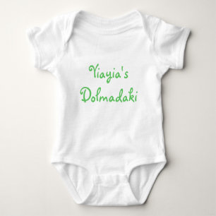 Yiayias Dolmadaki Baby Strampler