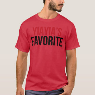 YiayiaS Favorite Grandkid Humor for eens Family gi T-Shirt