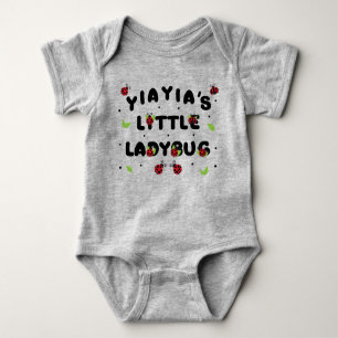 Yiayias Kleine Ladybug - Niedlich Baby Strampler