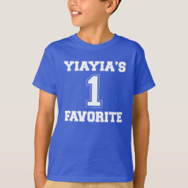 Yiayias Lieblingsgrandchild #1 Unisex Child's T-Sh T-Shirt
