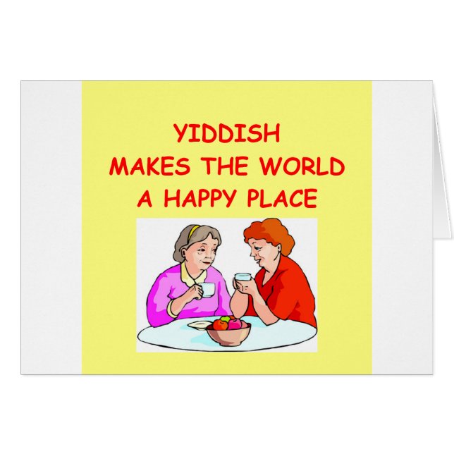 yiddish (Vorderseite (Horizontal))