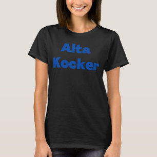 Yiddish Alta Kocker ein jüdischer alter Mensch T-Shirt
