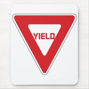 Yield Sign Mousepad