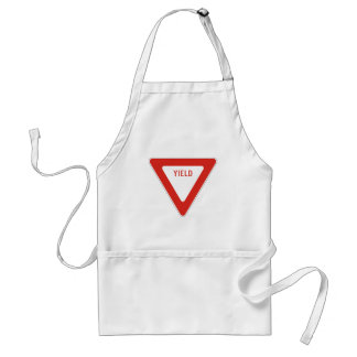 Yield Street Road Sign Symbol Caution Traffic Schürze