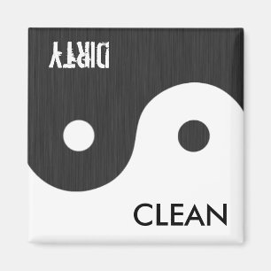 Yin and Yang Clean / Dirty Dish Wsher Magnet