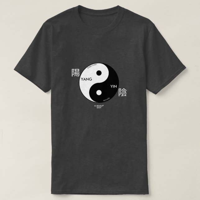 Yin and Yang (Dark) - Ein MisterP-Shirt T-Shirt (Design vorne)