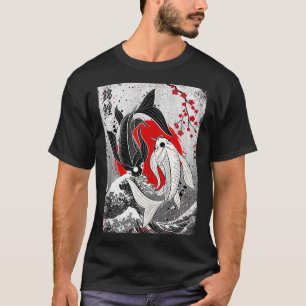 Yin and Yang Japanese Koi Fish 1 T-Shirt