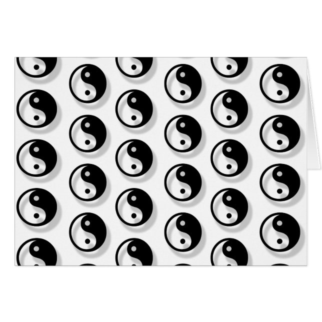 Yin and Yang Pattern (Vorderseite (Horizontal))