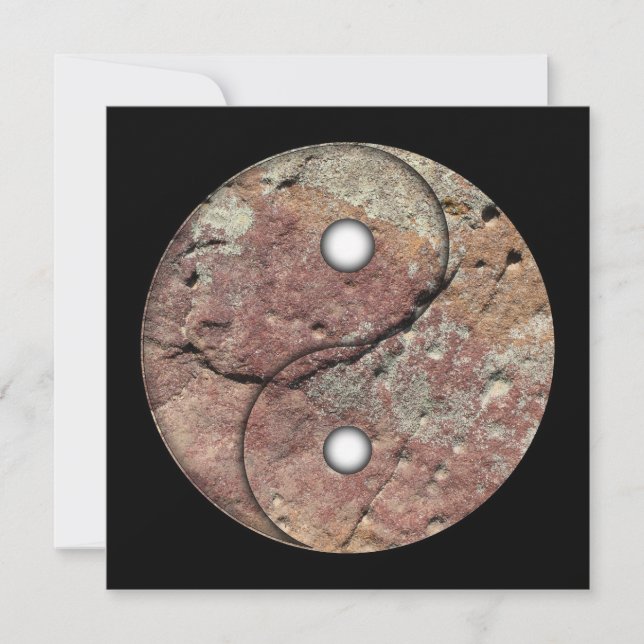 Yin and Yang Rock Art (Vorderseite)