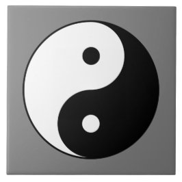 Yin and Yang Symbol (Chinesischer Taoist Taijitu) Fliese