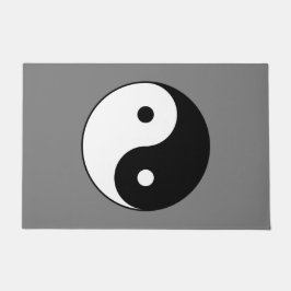 Yin and Yang Symbol (Chinesischer Taoist Taijitu) Fußmatte