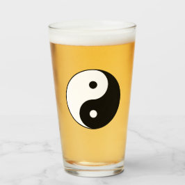 Yin and Yang Symbol (Chinesischer Taoist Taijitu) Glas