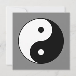 Yin and Yang Symbol (Chinesischer Taoist Taijitu) Karte