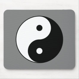 Yin and Yang Symbol (Chinesischer Taoist Taijitu) Mousepad