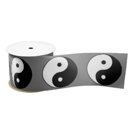 Yin and Yang Symbol (Chinesischer Taoist Taijitu) Satinband