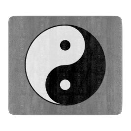Yin and Yang Symbol (Chinesischer Taoist Taijitu) Schneidebrett
