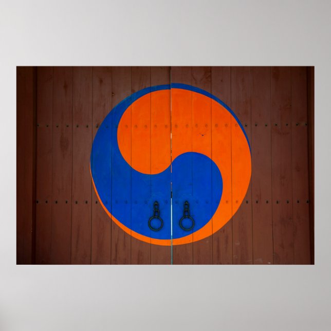 Yin and Yang symbol, South Korea Poster (Vorne)
