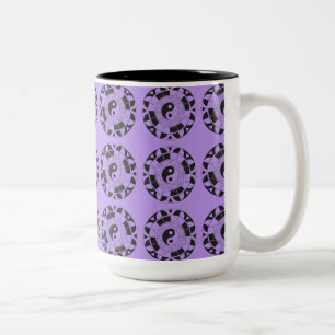 Yin and Yang Tiled Asian Symbol Tasse