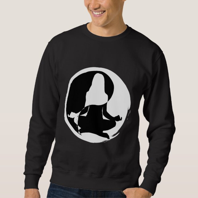 Yin and Yang Yoga Sweatshirt (Vorderseite)