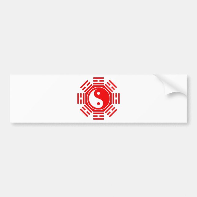 YIN U. YANG AUTOAUFKLEBER (Vorne)